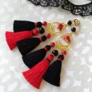 Серьги-кисти "Последний ход королевы"