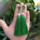 Серьги-кисти "Весенняя история"