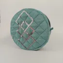 Косметичка ручной работы, с вышивкой, текстильная