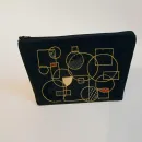 Косметичка с вышивкой, ручная работа