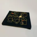 Косметичка с вышивкой, ручная работа