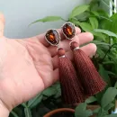 Клипсы "Теплая карамель"