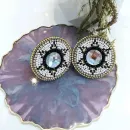 Клипсы WHITE AND GOLD