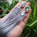 Клипсы-серьги с кисточками «Дамский каприз»