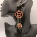 Серьги в стиле STEAMPUNK