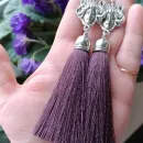 Серьги-кисти "Медуза Горгона"