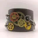 Браслет кожаный STEAMPUNK
