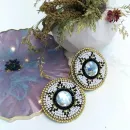 Клипсы WHITE AND GOLD