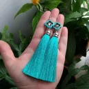 Серьги-кисти "Океания"