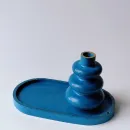 Поднос и ваза для сухоцветов из гипса