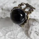 Кольцо с тигрово-соколиным глазом