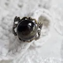 Кольцо с тигрово-соколиным глазом