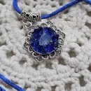 Кулон с аквамарином