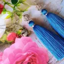 Серьги-кисти "В мечтах"