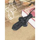 Нательный изящный крест деревянный