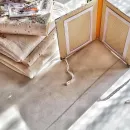 Подарочный набор ручной работы фотоальбом, фоторамка и открытка