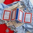 Фоторамка ручной работы на 4 фотографии