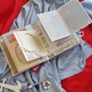 Фотоальбом ручной работы в морском стиле, упакован и с открыткой