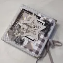 Фотоальбом ручной работы на 30 фотографий в подарочной упаковке с открыткой