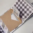 Фотоальбом ручной работы на 30 фотографий в подарочной упаковке с открыткой