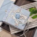 Фотоальбом ручной работы в подарочной упаковке с открыткой