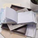 Фотоальбом ручной работы в подарочной упаковке с открыткой