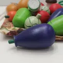 Счетный материал Овощи деревянные, 20шт