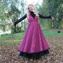 Сарафан теплый в стиле бохо с подъюбником