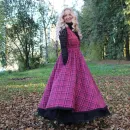 Сарафан теплый в стиле бохо с подъюбником