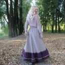 Юбка длинная на осень-весну. Юбка в клетку