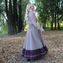 Юбка длинная на осень-весну. Юбка в клетку