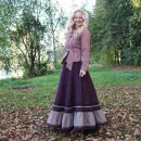 Юбка полушерстяная в стиле бохо. Юбка на осень-весну