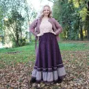 Юбка полушерстяная в стиле бохо. Юбка на осень-весну