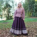 Юбка полушерстяная в стиле бохо. Юбка на осень-весну