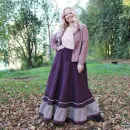 Юбка полушерстяная в стиле бохо. Юбка на осень-весну