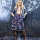 Юбка джинсовая двойная. Юбка на осень-зиму