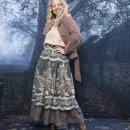 Юбка в стиле бохо. Юбка из полушерсти на осень-весну