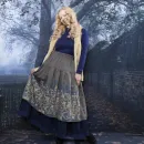 Юбка в стиле бохо из полушерсти. Юбка на осень-весну