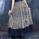 Юбка в стиле бохо из полушерсти. Юбка на осень-весну