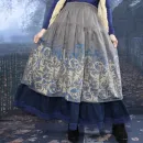 Юбка в стиле бохо из полушерсти. Юбка на осень-весну