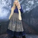 Юбка в стиле бохо из полушерсти. Юбка на осень-весну