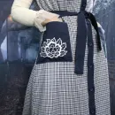 Сарафан полушерстяной в мелкую клетку. Сарафан на осень-зиму