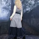 Сарафан полушерстяной в мелкую клетку. Сарафан на осень-зиму