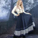 Юбка из полушерсти в стиле бохо. Юбка на осень-весну