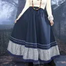 Юбка из полушерсти в стиле бохо. Юбка на осень-весну