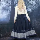 Юбка из полушерсти в стиле бохо. Юбка на осень-весну