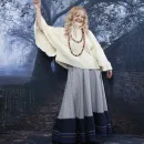 Юбка длинная полушерстяная. Юбка в клетку