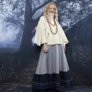 Юбка длинная полушерстяная. Юбка в клетку