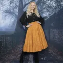 Юбка фланелевая ярусная на осень-зиму