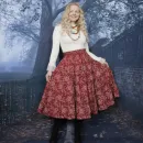 Юбка фланелевая ярусная на осень-зиму